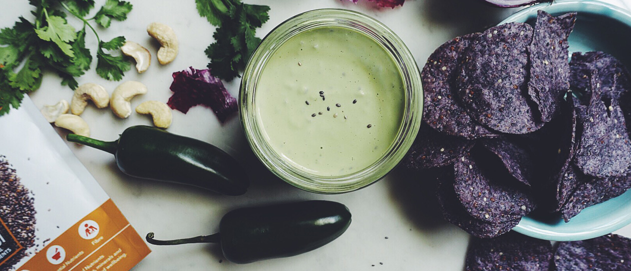 Blackmores Cashew chia jalapeno sauce